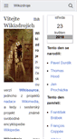 Mobile Screenshot of cs.wikisource.org