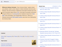 Tablet Screenshot of id.wikisource.org
