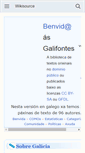 Mobile Screenshot of gl.wikisource.org