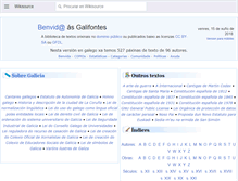 Tablet Screenshot of gl.wikisource.org