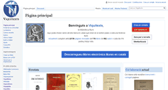 Desktop Screenshot of ca.wikisource.org