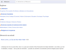 Tablet Screenshot of fr.wikisource.org