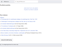 Tablet Screenshot of da.wikisource.org
