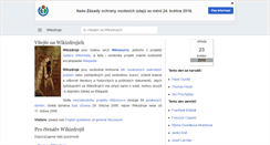 Desktop Screenshot of cs.m.wikisource.org