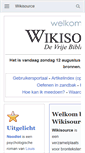 Mobile Screenshot of nl.wikisource.org
